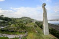 Gangshan Kaohsiung, Taiwan. - April 20, 2018: Landscape View of Siaogangshan Skywalk Park, which is shaped on the image of a vio