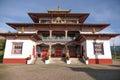 Gangtey Monastery temple in the Nyingmapa school of Buddhism Royalty Free Stock Photo
