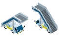 Gangway aircraft machine. passenger transportation