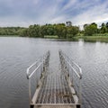 Gangways for Disabled People outdoor Royalty Free Stock Photo
