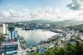 Gangwon-do, South Korea - June 20, 2017: Korea`s Sea of the East Sea Landscape, Mukho harbor travel