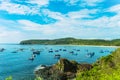 Ganh Da Dia, Phu Yen, Viet Nam, masterpiece of nature, wonderful, fantastic heritage, abstract place for Vietnam travel, rock make Royalty Free Stock Photo