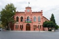 Ganja - Azerbaijan. Historic parliament building in Ganja city from 1918.