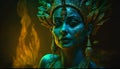 the ganja goddess 8k UHD HDR bio luminescent image hd generative AI