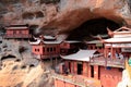 Ganlu temple , a Temple built on dangous cliff, in Fujian, China