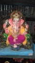 Ganpati bapa morya beautiful murti Royalty Free Stock Photo