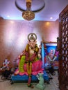 The Beautiful Sculpture Of Lord Ganesha Ganpatifestival2020 Narayan Peth Pune Maharashtra India.