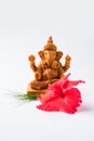 Ganpati greeting or Lord ganesha Greeting or happy ganesh chaturthi greeting card Royalty Free Stock Photo