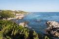 Gansbaai coastline in South Africa Royalty Free Stock Photo