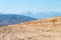 The First Pier of the Great Wall Scenic Spot. a famous historic site in Gansu, China. Royalty Free Stock Photo