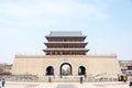 South Wall Gate. a famous historic site in Wuwei, Gansu, China.