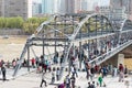 Yellow River Bridge (Zhongshan Bridge). The Bridge was the first permanent bridge over the Yellow River in Lanzhou,