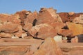 Gantheaume point in Broome Kimberley Western Australia Royalty Free Stock Photo