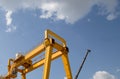 Gantry Bridge Crane for Cargo and Construction Royalty Free Stock Photo