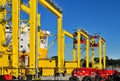 Crane conveyor used in shipyard industry