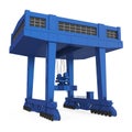 Gantry Crane Isolated