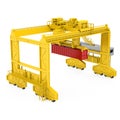 Gantry Crane Isolated