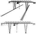 Gantry Crane Vector 02