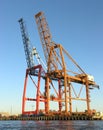 Gantry cranes Royalty Free Stock Photo