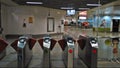 Gantry gates - MRT station