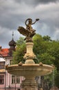 Ganymede fountain in Bratislava