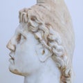 Ganymede head, ancient roman sculpture in Museo Archeologico Nazionale, Sperlonga. Royalty Free Stock Photo