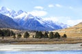 Amazing Landscape at Ganzi Tibetan Autonomous Prefecture in Sichuan Royalty Free Stock Photo