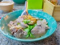 Gao Lao or clear soup thai food kitchen style