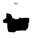 Gao outline map Royalty Free Stock Photo