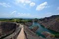 Gaoyiling - unique Danxia landform Royalty Free Stock Photo