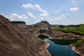 Gaoyiling - unique Danxia landform Royalty Free Stock Photo