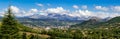 Gap, Hautes Alpes in Summer. Panoramic. French Alps, France