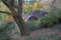 Gapstow bridge in autumn Royalty Free Stock Photo