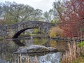 Gapstow Bridge in Central Park Royalty Free Stock Photo
