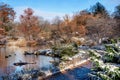 Gapstow bridge during winter, Central Park New York City. USA Royalty Free Stock Photo