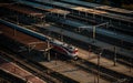 Northern Railway Station (Gara de Nord) and old train Royalty Free Stock Photo