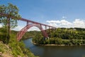 Garabit Viaduct over Truyere River in Cantal, Auvergne-Rhone-Alpes, France, Europe Royalty Free Stock Photo