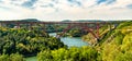 Garabit Viaduct, a railway bridge across the Truyere in France Royalty Free Stock Photo