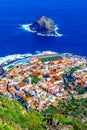 Garachico, Tenerife, Canary islands, Spain: Overview of the col Royalty Free Stock Photo