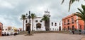 Garachico, Tenerife, Canary islands, Spain: Overview of the colorful and beautiful town