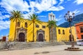 Garachico, Tenerife, Canary islands, Spain: San Francisco monastery exterior and main square