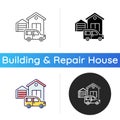 Garage building icon