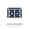 garage door icon in trendy design style. garage door icon isolated on white background. garage door vector icon simple and modern Royalty Free Stock Photo