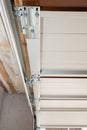 Garage doors installation. Post Rail and Spring Installation / Assembly