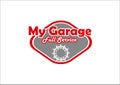 Garage logo 3 Royalty Free Stock Photo