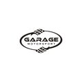 Garage otomotif logo design inspiration Royalty Free Stock Photo