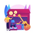 Garage sale abstract concept vector illustration.