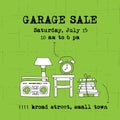 Garage sale banner