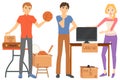 Garage Sale, Household and Sport Items Vector