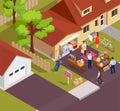 Garage Sale Isometric